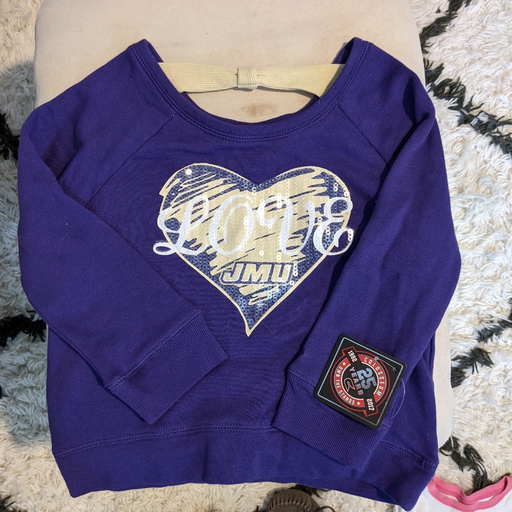 JMU sweatshirt 5T
